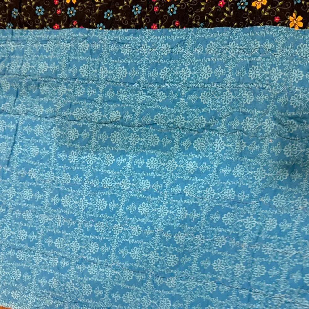 Handmade Butterfly Quilt Throw 52x52 Personalized Label Signed Christmas 2016